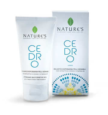 NATURE'S CEDRO UOMO BALSAMO DOPOBARBA PELLI SENSIBILI 75 ML - pharmaonline24.it
