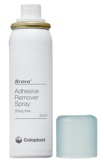 BRAVA SPRAY REMOVER PER DISTACCO DOLCE ADESIVI E DISPOSITIVI PER STOMIA 50 ML - pharmaonline24.it
