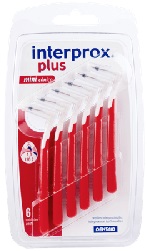 INTERPROX PLUS MINICONICO ROSSO 6 PEZZI - pharmaonline24.it