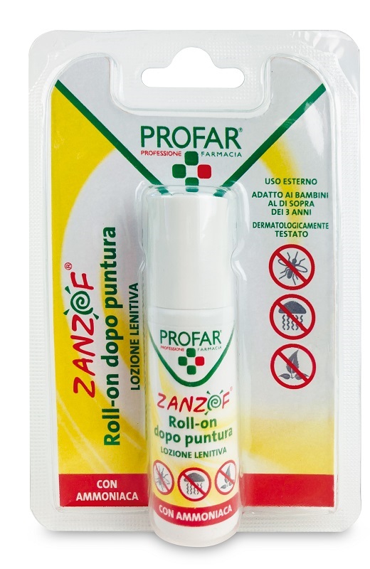 ZANZOF LOZIONE POST PUNTURA CON AMMONIACA ROLL-ON 20 ML PROFAR - pharmaonline24.it