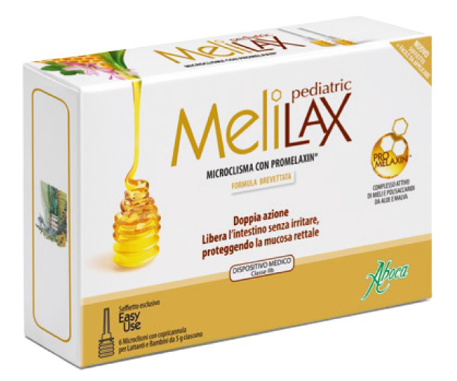 MELILAX PEDIATRIC MICROCLISMI 6 PEZZI 5 G - pharmaonline24.it