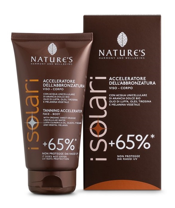 NATURE'S I SOLARI ACCELERATORE DELL'ABBRONZATURA +65% 150 ML - pharmaonline24.it