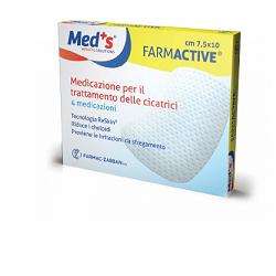 CEROTTO FARMACTIVE CICATRICI 7,5X10 CM 4 PEZZI - pharmaonline24.it