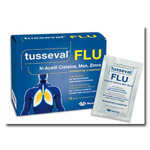 TUSSEVAL FLU 12 BUSTINE SOLUBILI - pharmaonline24.it