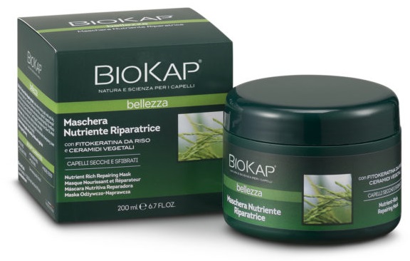 BIOKAP BELLEZZA MASCHERA NUTRIENTE/RIPARATRICE 200 ML BIOSLINE - pharmaonline24.it