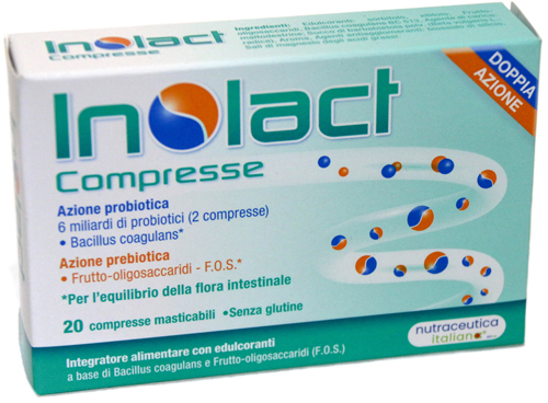 INOLACT 20 COMPRESSE MASTICABILI - pharmaonline24.it