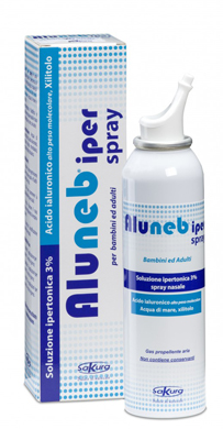 ALUNEB SOLUZIONE IPERTONICA 3% SPRAY NASALE 125 ML - pharmaonline24.it