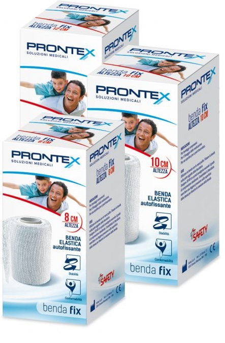 BENDA ELASTICA PRONTEX FIX AUTOFISSANTE 12 CM DI ALTEZZA PER4 METRI IN ESTENSIONE 1 PEZZO - pharmaonline24.it