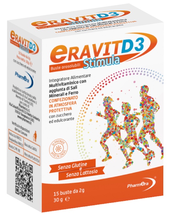 ERAVIT D3 STIMULA 15 BUSTINE STICK PACK 2 G - pharmaonline24.it