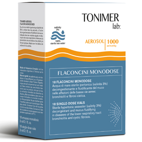 TONIMER LAB AEROSOL 18 FLACONCINI 3 ML MONODOSE - pharmaonline24.it