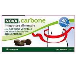 NOVA CARBONE VEGETALE 40 COMPRESSE - pharmaonline24.it