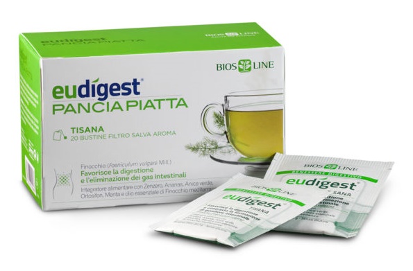 BIOSLINE EUDIGEST TISANA DOPOPASTO 20 BUSTE 40 G - pharmaonline24.it