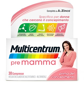 MULTICENTRUM PRE MAMMA 30 COMPRESSE - pharmaonline24.it