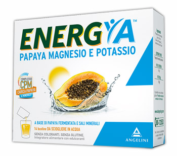 ENERGYA PAPAYA MAGNESIO POTASSIO 14 BUSTINE - pharmaonline24.it