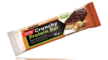 CRUNCHY PROTEINBAR COOKIES & CREAM 1 PEZZO 40 G - pharmaonline24.it