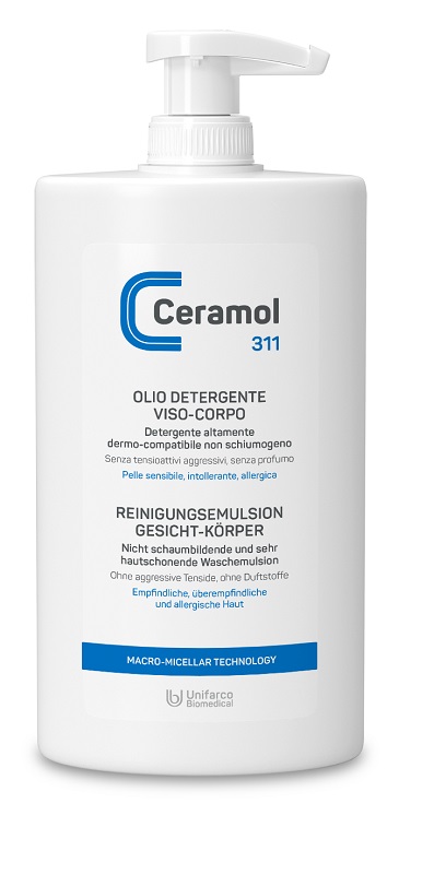 CERAMOL 311 OLIO DETERGENTE VISO/CORPO 400 ML - pharmaonline24.it