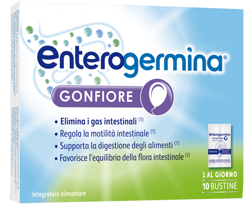 ENTEROGERMINA GONFIORE 10 BUSTINE BIPARTITE - pharmaonline24.it
