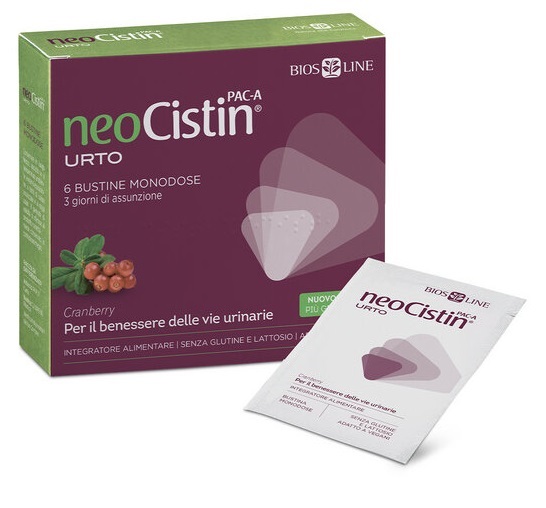 NEOCISTIN PAC A URTO 6 BUSTINE MONODOSE - pharmaonline24.it