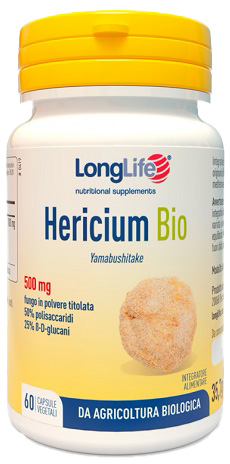 LONGLIFE HERICIUM BIO 60 CAPSULE VEGETALI - pharmaonline24.it