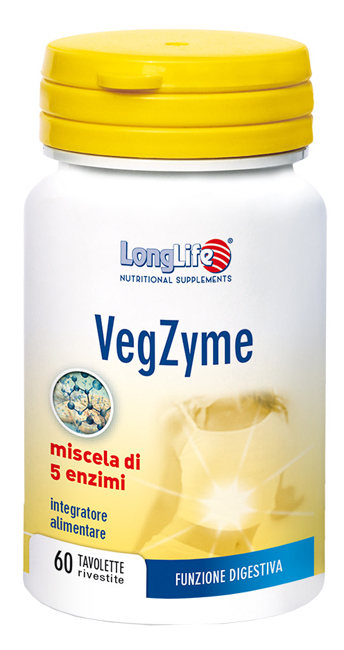 LONGLIFE VEGZYME 60 TAVOLETTE - pharmaonline24.it