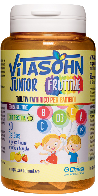 VITASOHN JUNIOR FRUTTINE 60 CARAMELLE - pharmaonline24.it