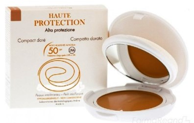 EAU THERMALE AVENE COMPATTO SPF50 DORATO 10 G - pharmaonline24.it