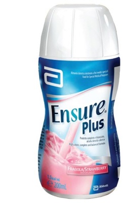 ENSURE PLUS FRAGOLA 4 BOTTIGLE DA 200 ML - pharmaonline24.it