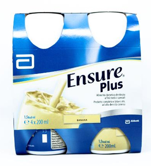 ENSURE PLUS BANANA 4 BOTTIGLIE DA 200 ML - pharmaonline24.it