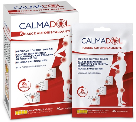 CALMADOL FASCIA RISCALDANTE PACK 6 PEZZI - pharmaonline24.it