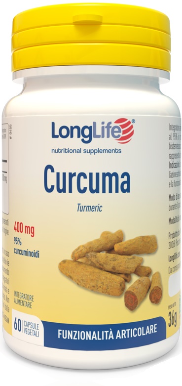 LONGLIFE CURCUMA 60 CAPSULE VEGETALI - pharmaonline24.it