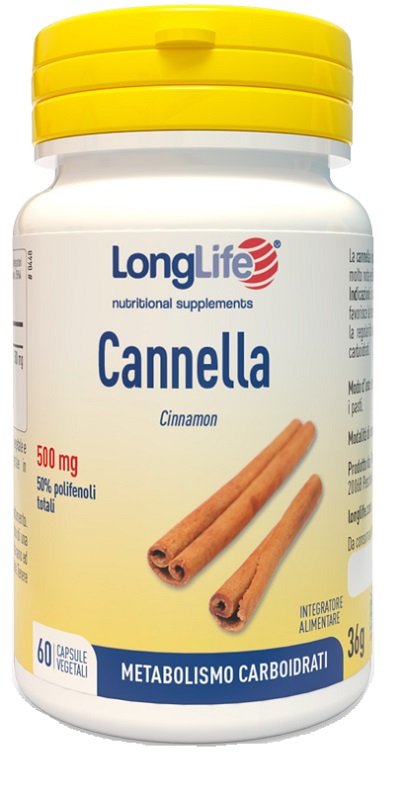 LONGLIFE CANNELLA 60 CAPSULE - pharmaonline24.it
