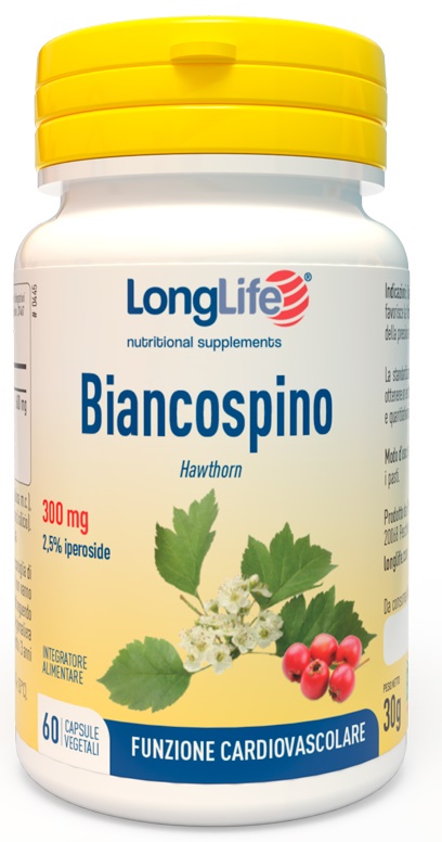 LONGLIFE BIANCOSPINO 60 CAPSULE VEGETALI - pharmaonline24.it