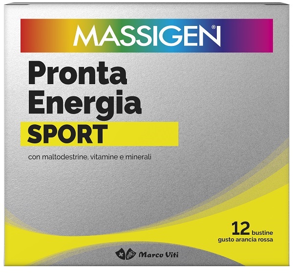 MASSIGEN SPORT PRONTA ENERGIA 12 BUSTINE - pharmaonline24.it