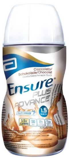 ENSURE PLUS ADVANCE CIOCCOLATO 4 BOTTIGLIE DA 220 ML - pharmaonline24.it