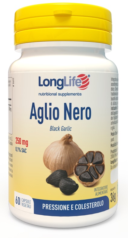 LONGLIFE AGLIO NERO 60 CAPSULE VEGETALI - pharmaonline24.it