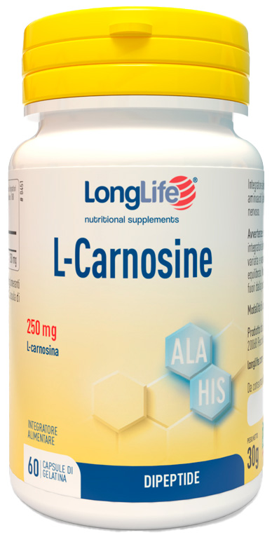 LONGLIFE L-CARNOSINE 60 CAPSULE - pharmaonline24.it