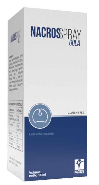 NACROS SPRAY GOLA 14 ML - pharmaonline24.it