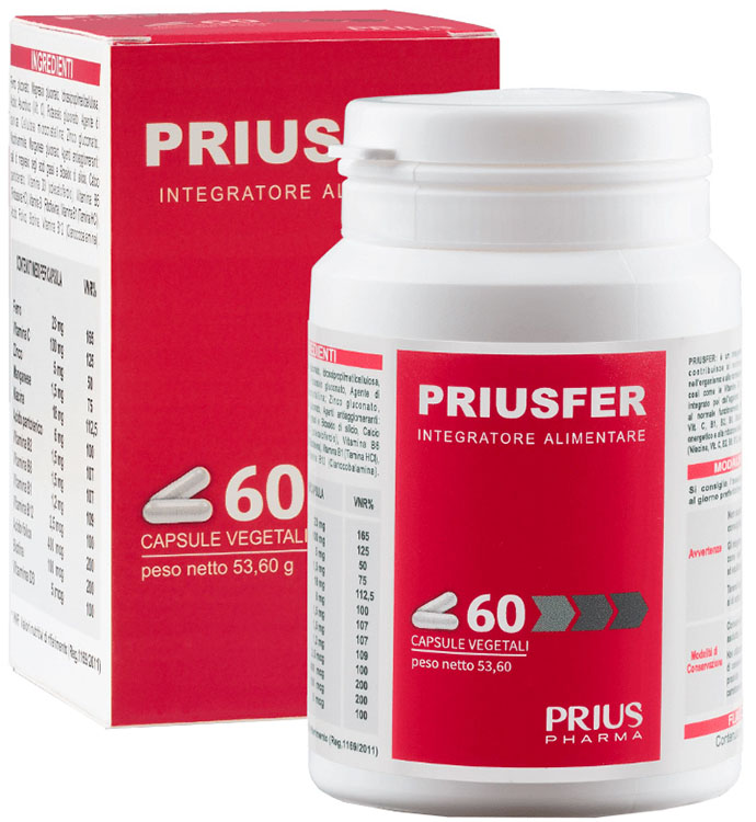 PRIUSFER 60 CAPSULE - pharmaonline24.it