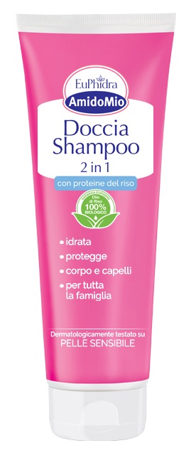 EUPHIDRA AMIDOMIO DOCCIA SHAMPOO 2 IN 1 250 ML - pharmaonline24.it