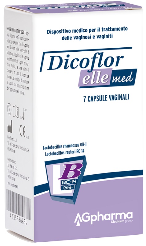 DICOFLOR ELLE MED 7 CAPSULE VAGINALI - pharmaonline24.it