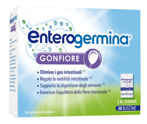 ENTEROGERMINA GONFIORE 20 BUSTINE BIPARTITE - pharmaonline24.it