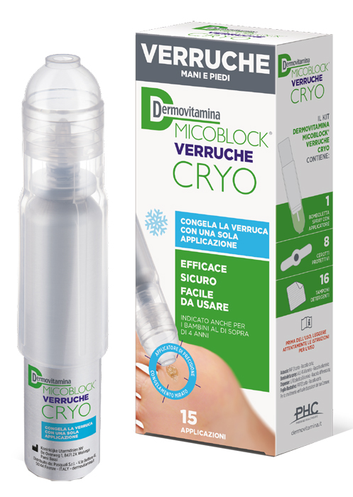 DERMOVITAMINA MICOBLOCK VERRUCHE CRYO SPRAY 38 ML - pharmaonline24.it