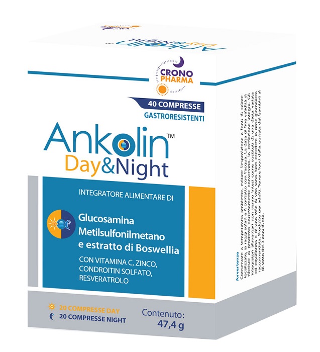 ANKOLIN DAY&NIGHT 20 COMPRESSE GASTRORESISTENTI DAY + 20 COMPRESSE GASTRORESISTENTI NIGHT - pharmaonline24.it
