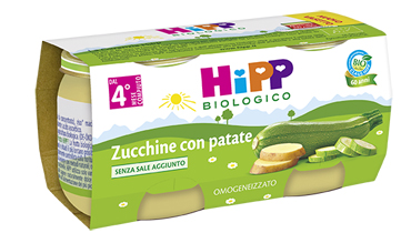 HIPP BIO HIPP BIO OMOGENEIZZATO ZUCCHINE CON PATATE 2X80 G - pharmaonline24.it