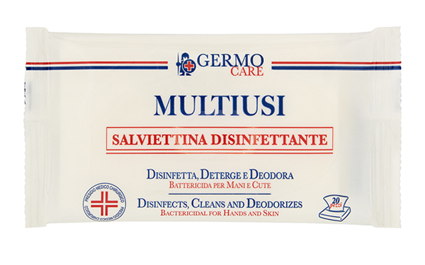 MULTIUSI SALVIETTINA DISINFETTANTE 20 PEZZI - pharmaonline24.it