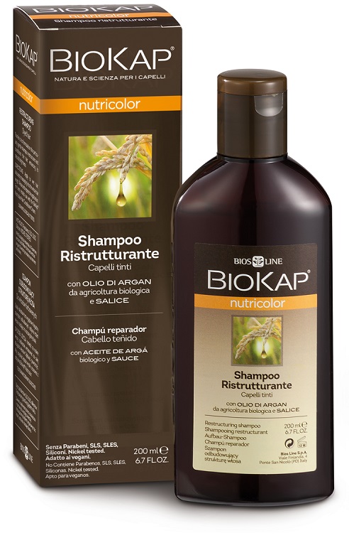 BIOKAP NUTRICOLOR SHAMPOO RISTRUTTURANTE 200 ML - pharmaonline24.it