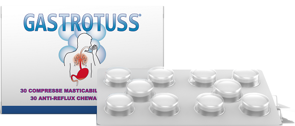 GASTROTUSS ANTIREFLUSSO 30 COMPRESSE MASTICABILI - pharmaonline24.it