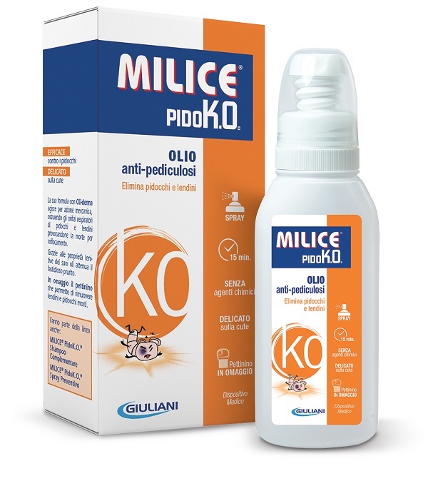 MILICE PIDOKO OLIO ANTIPEDICULOSI 75ML - pharmaonline24.it