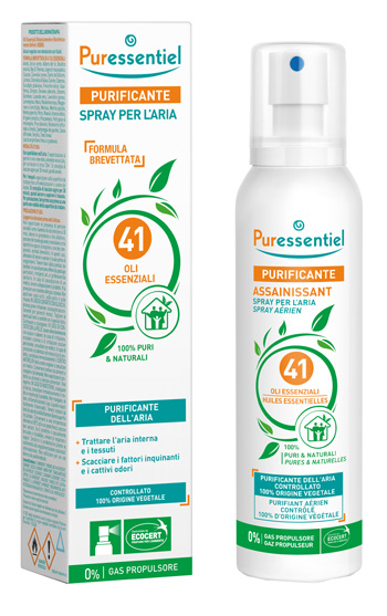 PURESSENTIEL PURIFICANTE SPRAY 41 OLI ESSENZIALI 200 ML - pharmaonline24.it