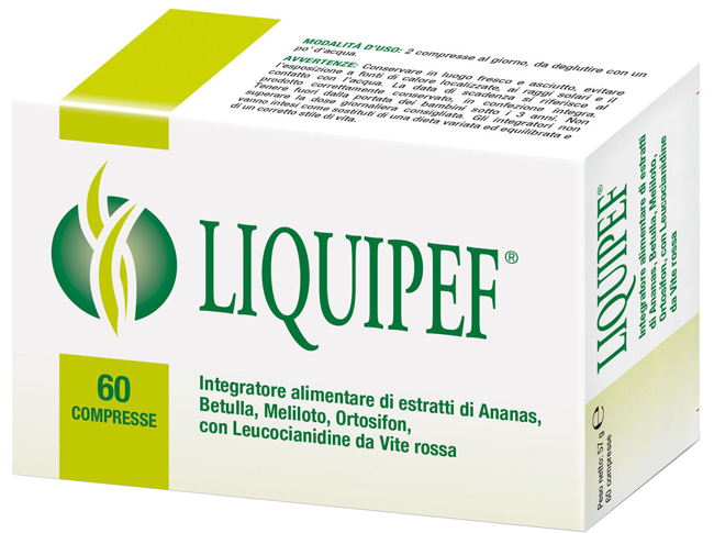 LIQUIPEF 60 COMPRESSE - pharmaonline24.it